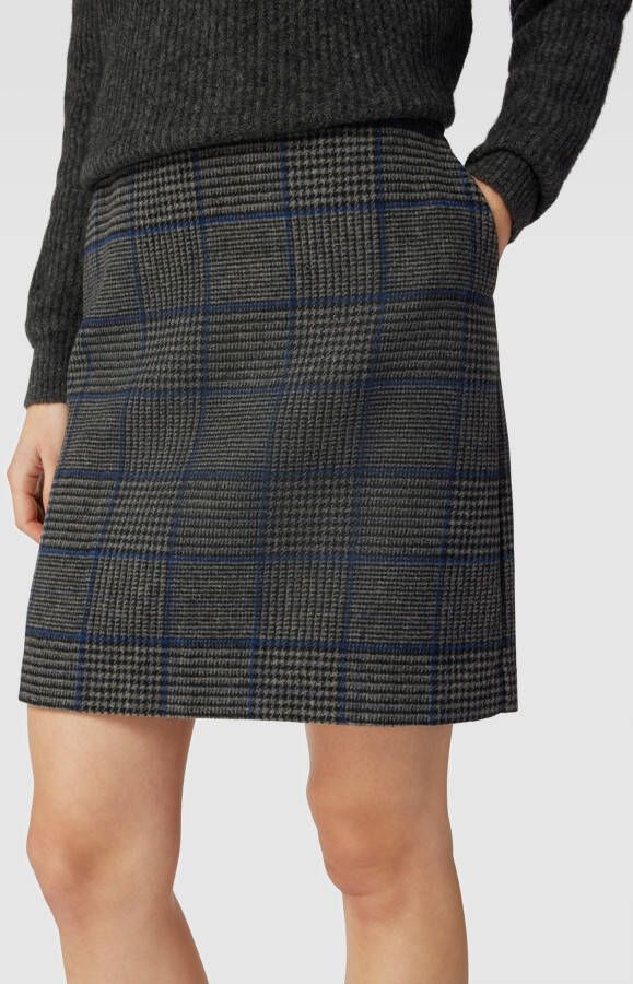 s.Oliver RED LABEL Minirok met ruitmotief