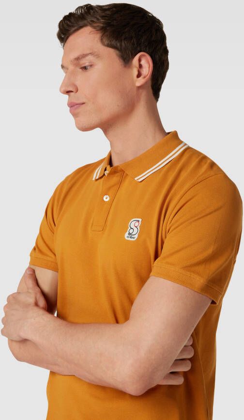 s.Oliver RED LABEL Poloshirt met labelpatch