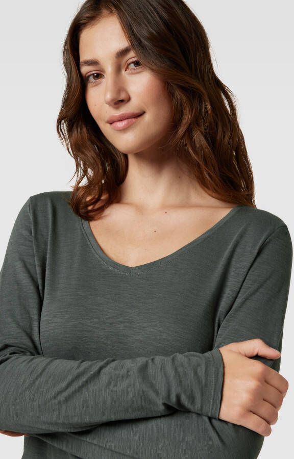 s.Oliver RED LABEL Shirt met lange mouwen in gemêleerde look