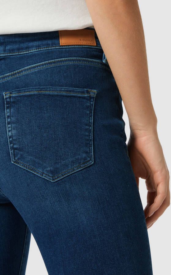 s.Oliver RED LABEL Skinny fit jeans met stretch model 'Izabell'