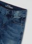 S.Oliver slim fit jeans stonewashed Blauw Jongens Stretchdenim Effen 134 - Thumbnail 3