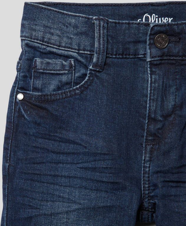 s.Oliver RED LABEL Slim fit jeans met knoopsluiting