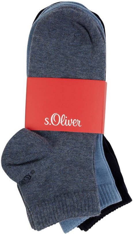 s.Oliver RED LABEL Sneakersokken in een set van 6