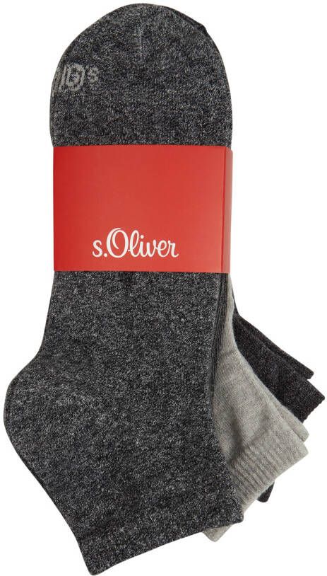 S.Oliver RED LABEL Sokken in gemêleerde look in een set van 4 paar - Foto 2