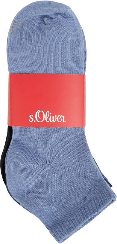 S.Oliver RED LABEL Sokken in gemêleerde look in een set van 4 paar - Foto 2