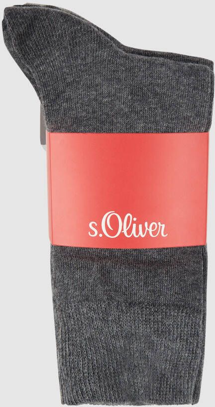 S.Oliver RED LABEL Sokken met elastische ribboordjes in een set van 6 paar - Foto 2