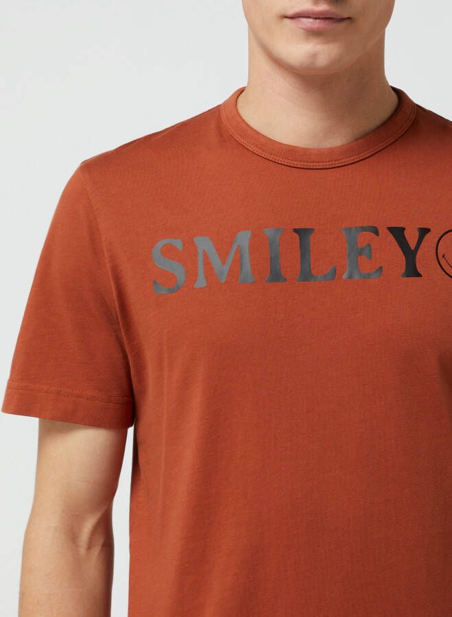 S.Oliver RED LABEL T-shirt met Smiley -print