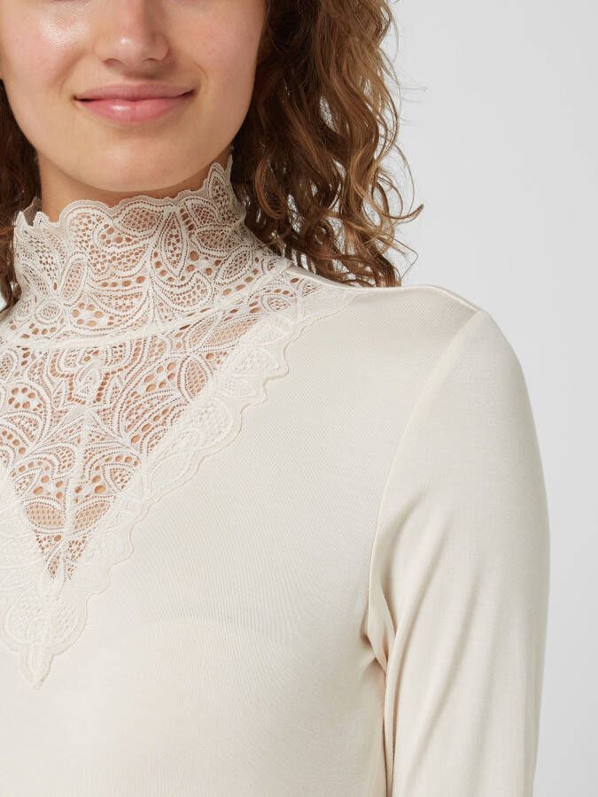 Soyaconcept Shirt met lange mouwen en kant