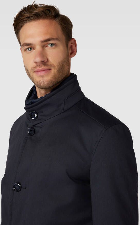 Strellson Lange jas met opstaande kraag model 'Finlay'