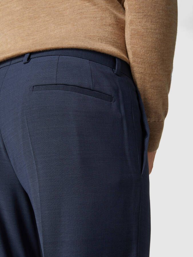 Strellson Slim fit pantalon met persplooien model 'Flex Cross'
