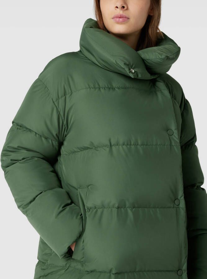 Superdry Doorgestikte mantel met opstaande kraag
