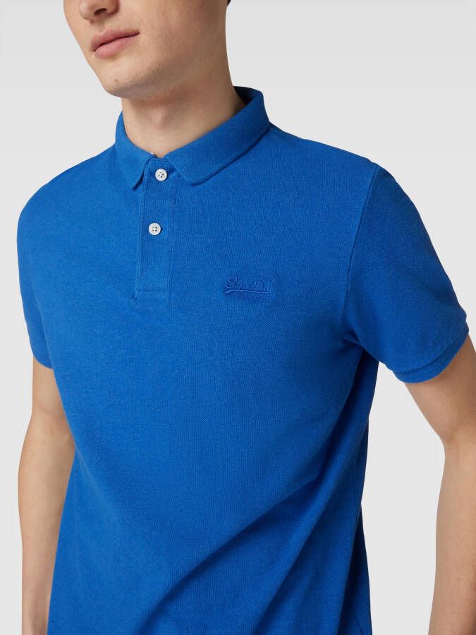 Superdry Poloshirt met labelstitching model 'CLASSIC'