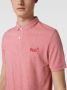 Superdry Poloshirt met labelstitching model 'CLASSIC' - Thumbnail 5