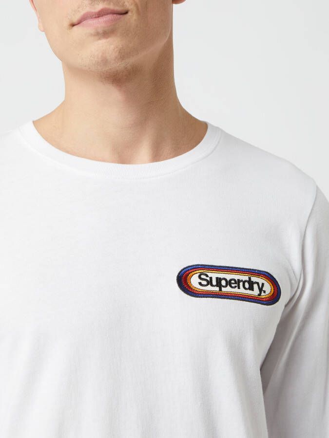 Superdry Shirt met lange mouwen en logobadge