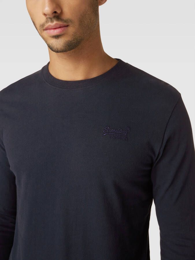 Superdry Shirt met lange mouwen en logostitching