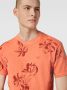Superdry regular fit T-shirt met all over print Mango Orange Overdye - Thumbnail 5
