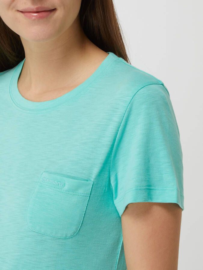 Superdry T-shirt met lyocell