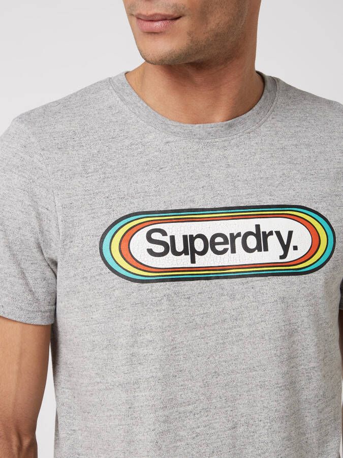 Superdry T-shirt van katoenmix