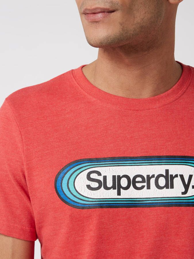 Superdry Classic T-Shirt Logo Rood