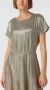Swing Folie Jersey Midi Jurk Yellow Dames - Thumbnail 2