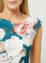 Swing Knielange cocktailjurk met bloemenmotief - Thumbnail 2