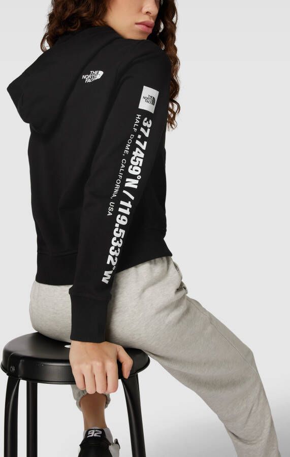 The North Face Hoodie met labeldetails model 'COORDINATES'