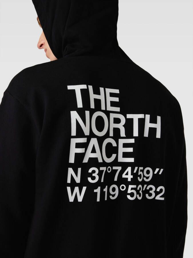 The North Face Hoodie met print aan de achterkant model 'COORDINATES'