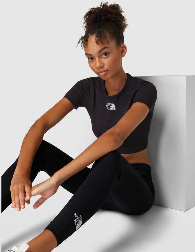 The North Face Kort T-shirt met labeldetail model 'NEW SEAMLESS'