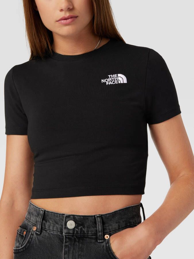 The North Face Kort T-shirt met labelstitching