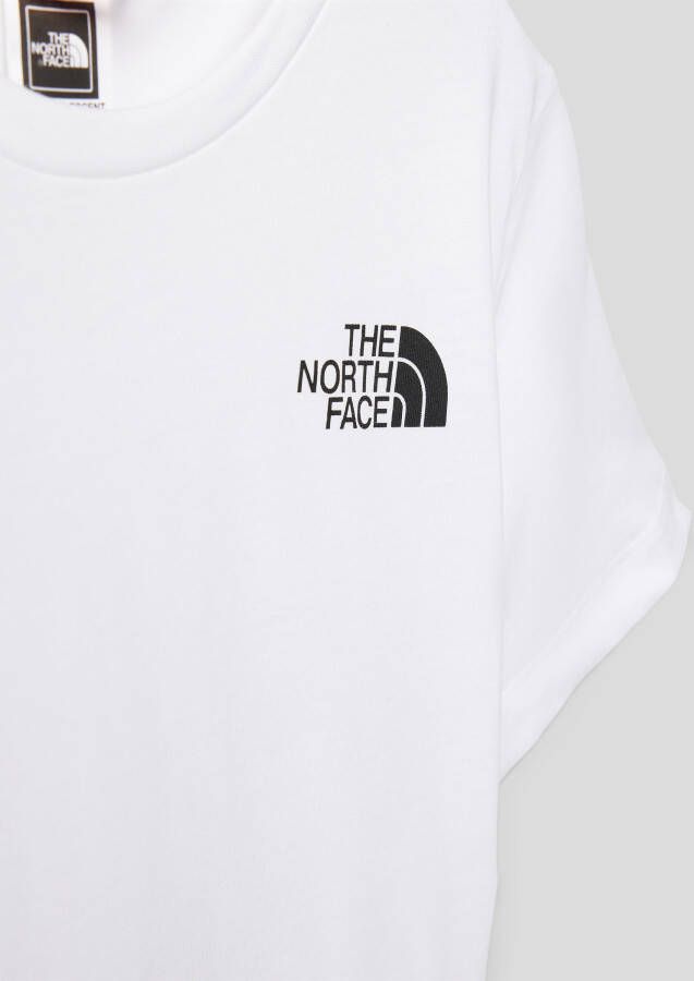 The North Face T-shirt met labeldetails