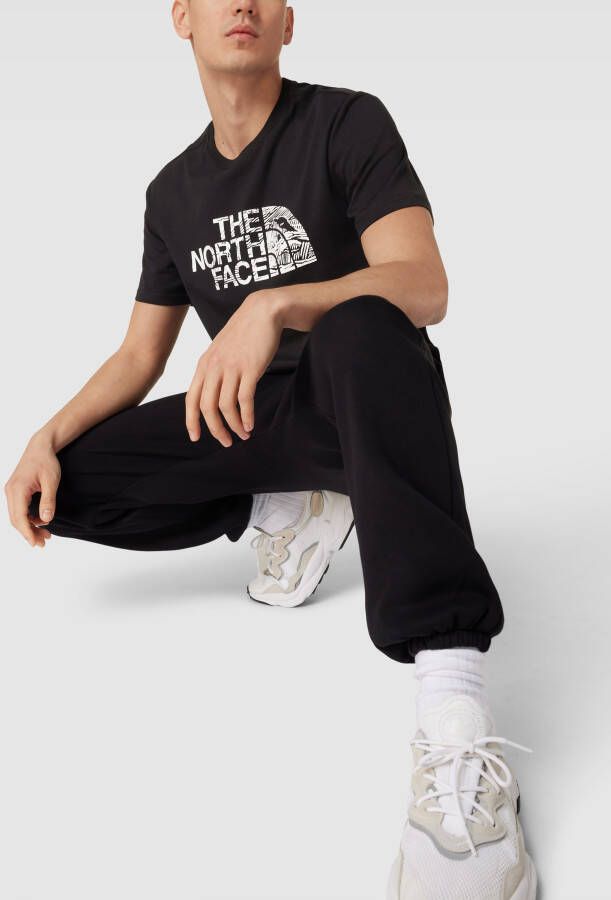The North Face T-shirt met labelprint model 'Woodcut Dome'