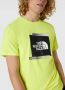 The North Face Theorth Face T-shirts and Polos Geel Heren - Thumbnail 2