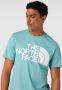 The North Face Reef Waters Tee Stijlvol T-shirt Blue Heren - Thumbnail 2