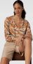 Tom Tailor Blouse van viscose met all-over motief - Thumbnail 2