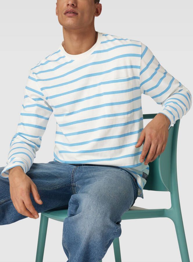 Tom Tailor Denim Shirt met lange mouwen en labelpatch