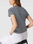 Tom Tailor Denim T-shirt met all-over streepmotief model 'modern stripe' - Thumbnail 3