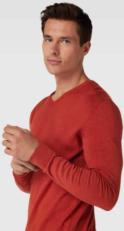 Tom Tailor Gebreide pullover met labelstitching model 'BASIC' - Foto 2