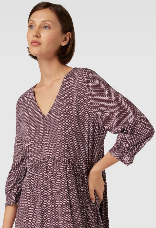 Tom Tailor Knielange jurk met all-over print - Foto 2