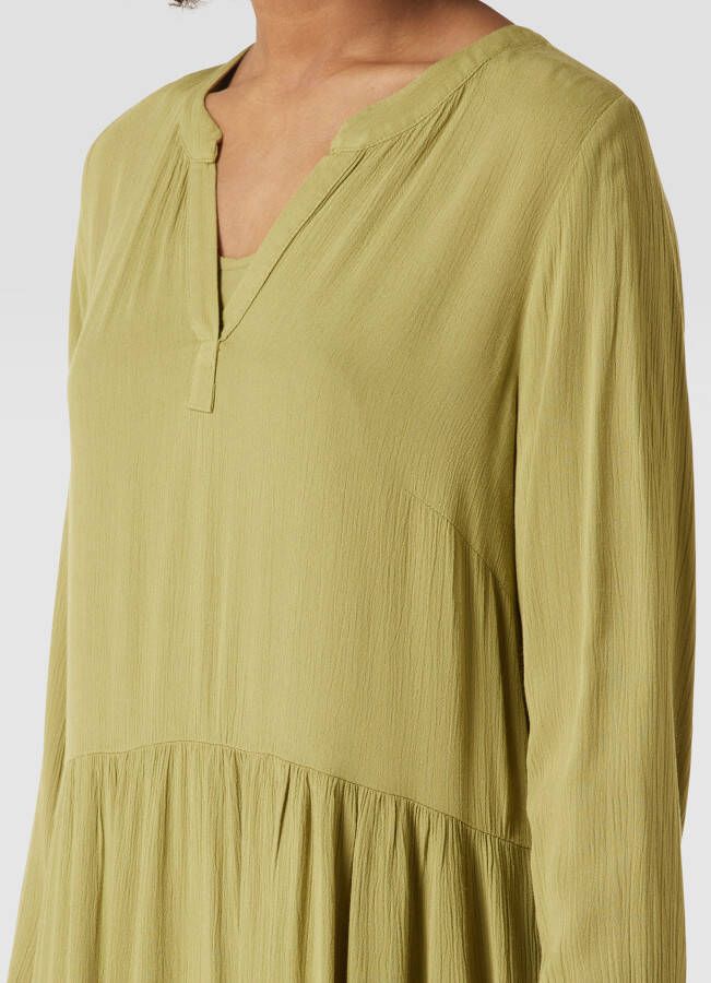 Tom Tailor Mini-jurk met lange mouwen van viscose - Foto 2