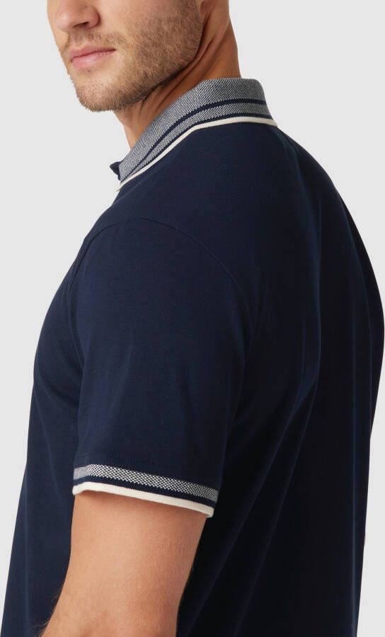 Tom Tailor Poloshirt met contraststrepen model 'basic polo'