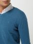 Tom Tailor gemêleerde fijngebreide pullover medium blue ashes - Thumbnail 4