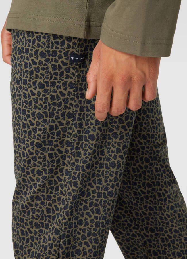 Tom Tailor Sweatpants met all-over motief model 'MIX IT UP!' - Foto 2