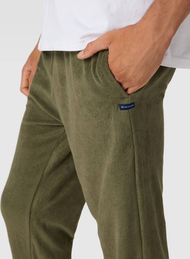 Tom Tailor Sweatpants met tunnelkoord model 'MIX UP! TERRY' - Foto 2