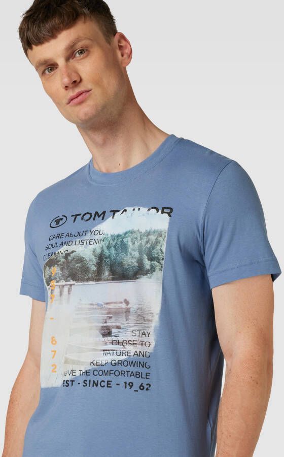 Tom Tailor T-shirt met statementprint model 'photoprint' - Foto 2