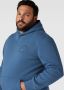 Tommy Hilfiger Big & Tall PLUS SIZE hoodie met labelprint model 'SHADOW' - Thumbnail 3