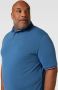 Tommy Hilfiger Big & Tall slim fit polo Plus Size met contrastbies blue coast - Thumbnail 5