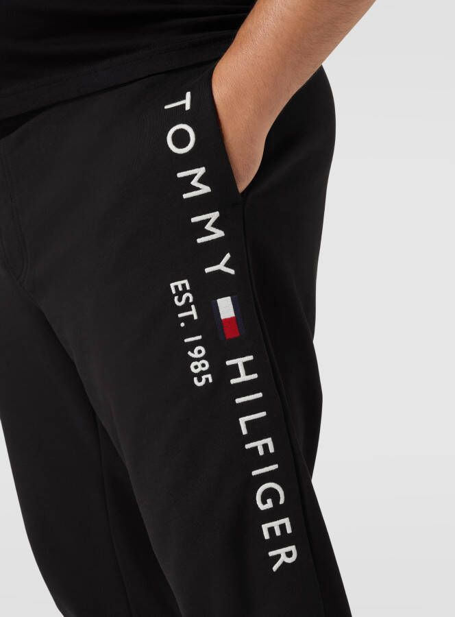 Tommy Hilfiger Big & Tall PLUS SIZE sweatpants met logostitching model 'TOMMY LOGO' - Foto 4