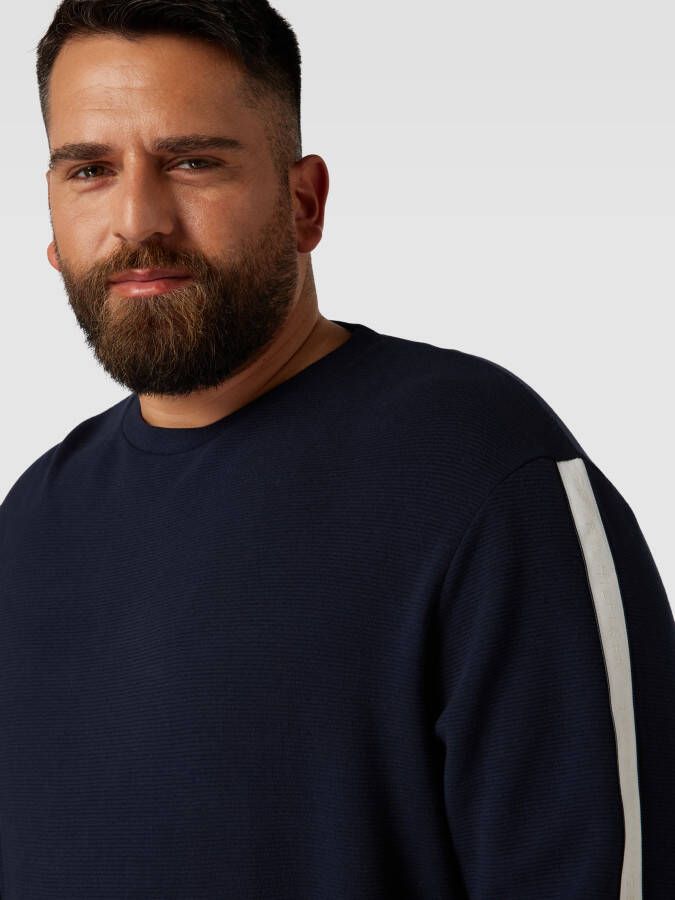 Tommy Hilfiger Big & Tall PLUS SIZE sweatshirt met contraststrepen - Foto 2