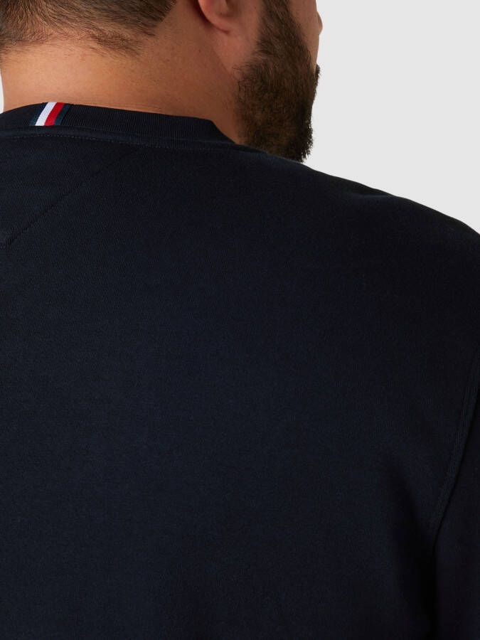 Tommy Hilfiger Big & Tall PLUS SIZE sweatshirt met logostitching model 'VARSITY'