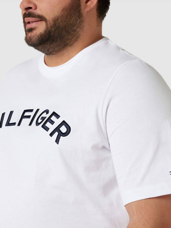 Tommy Hilfiger Big & Tall Plus size T-shirt met labelprint